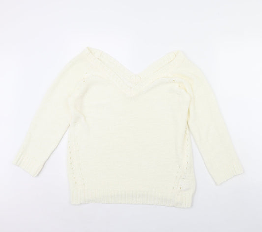 NEXT Womens Ivory   Pullover Jumper Size S