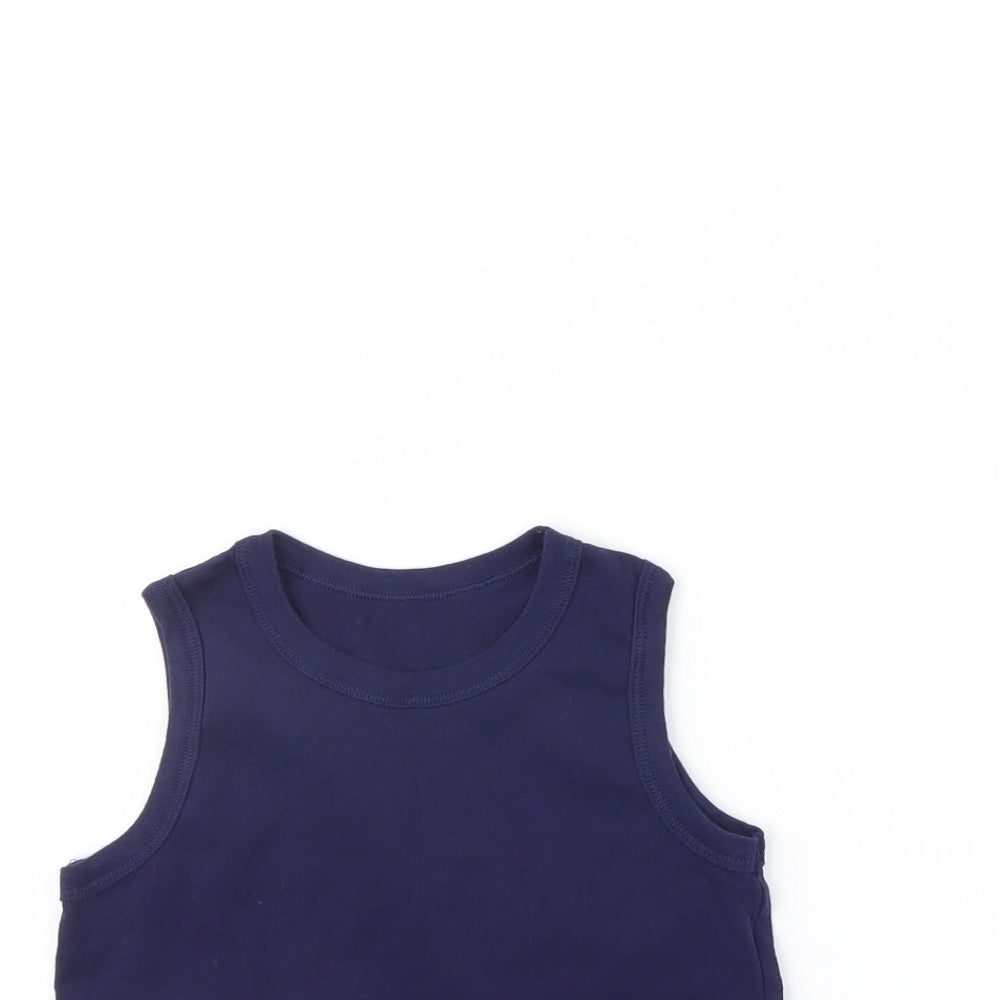 TU Boys Blue   Basic Tank Size 5 Years