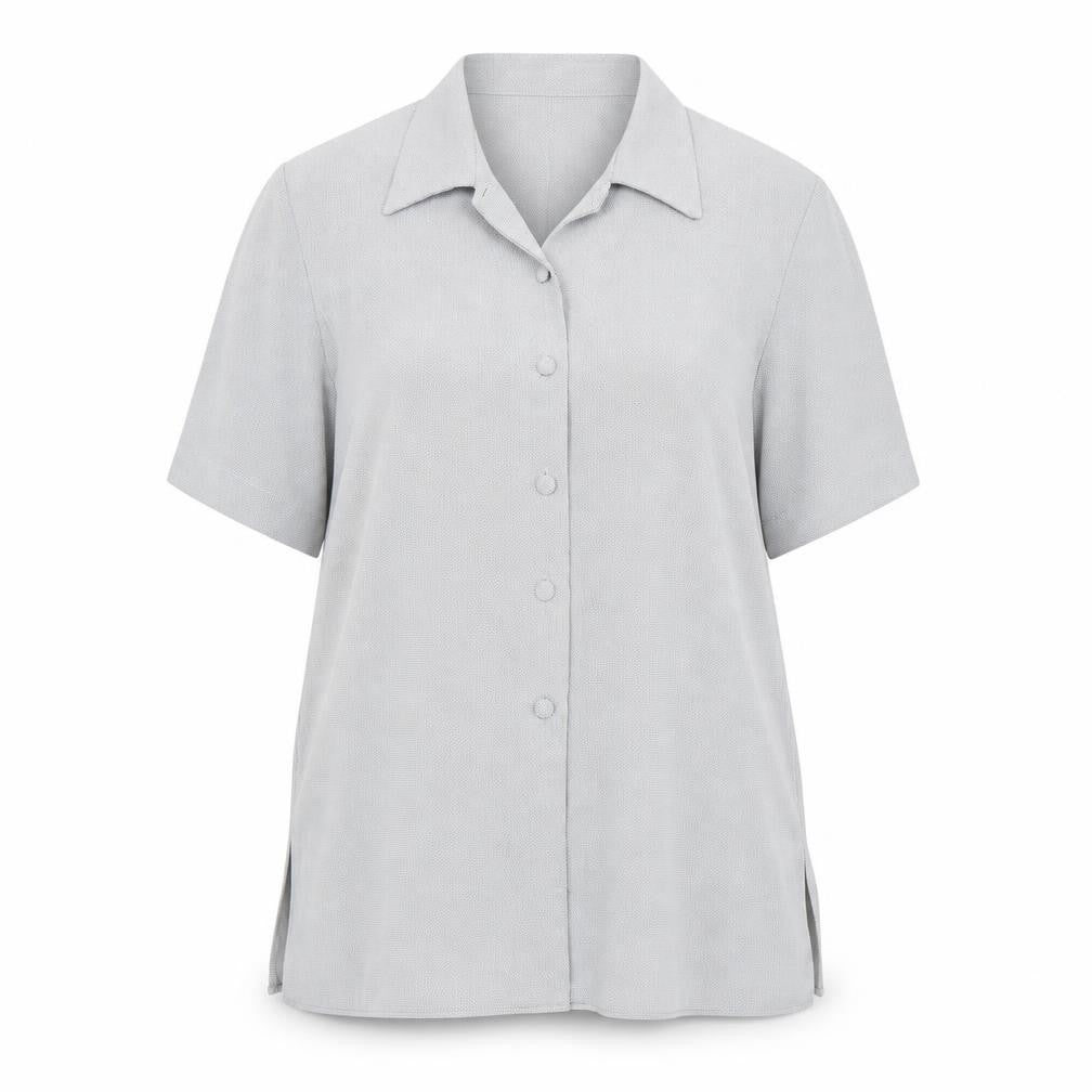 Eye Catch Womens Black   Basic Button-Up Size 16  - Shoulder Pads
