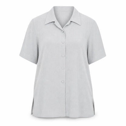 Eye Catch Womens Black   Basic Button-Up Size 16  - Shoulder Pads