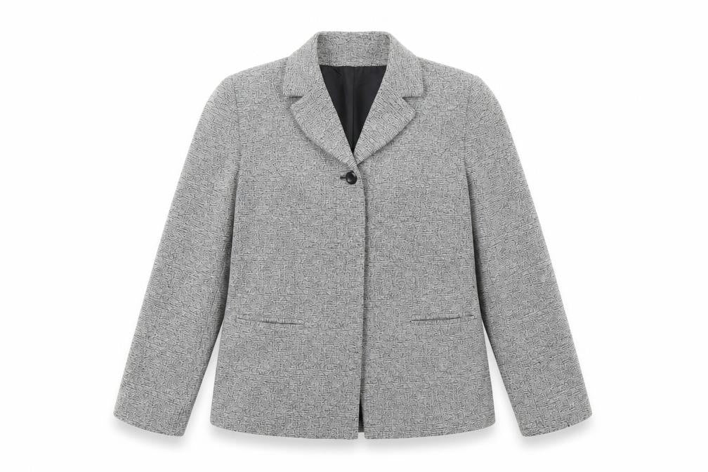 Etam Womens Grey   Jacket  Size 16  - Shoulder Pads