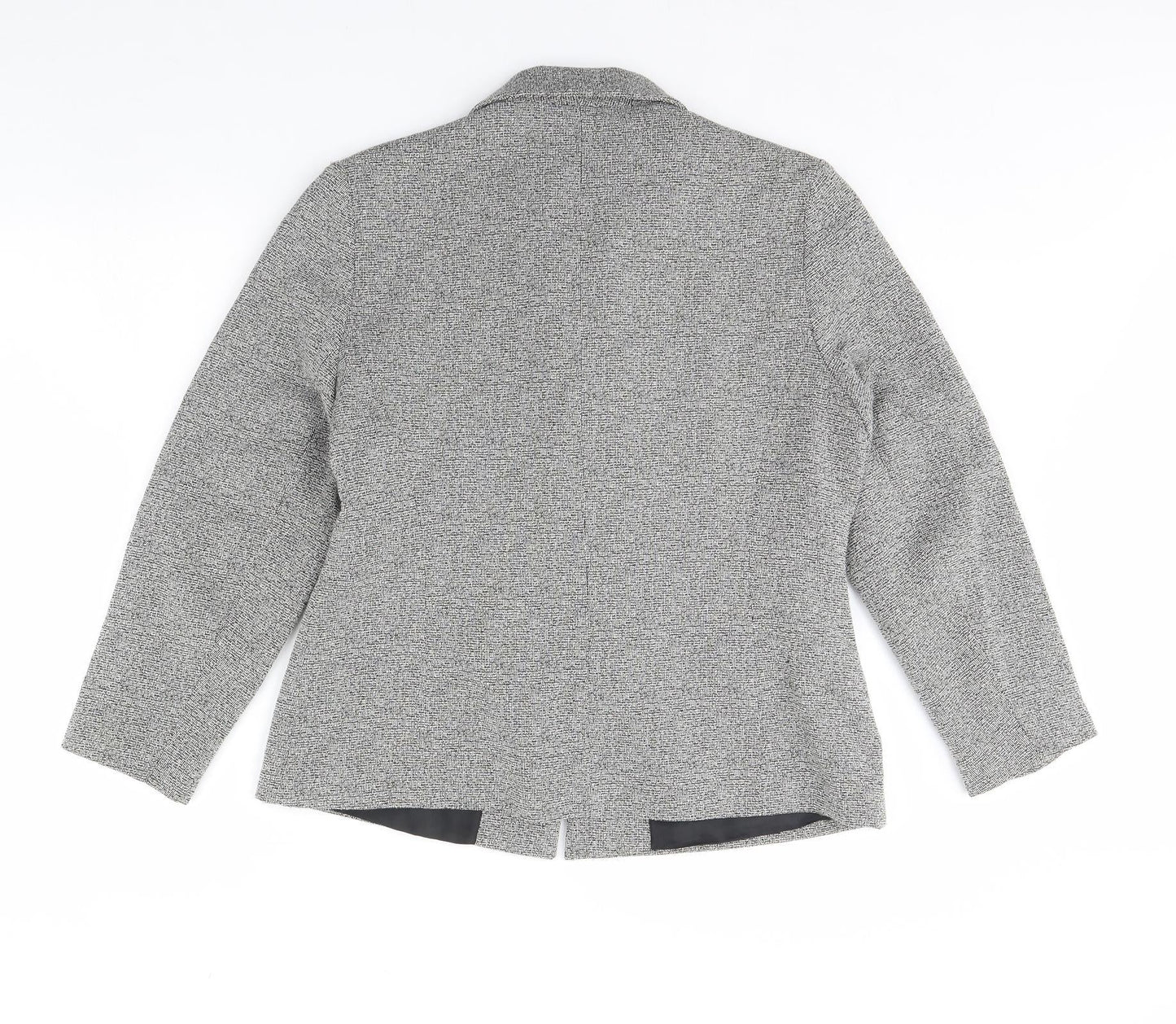 Etam Womens Grey   Jacket  Size 16  - Shoulder Pads