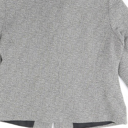 Etam Womens Grey   Jacket  Size 16  - Shoulder Pads