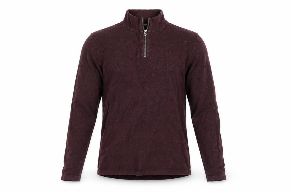 Red Herring Mens Purple   Henley Jumper Size S