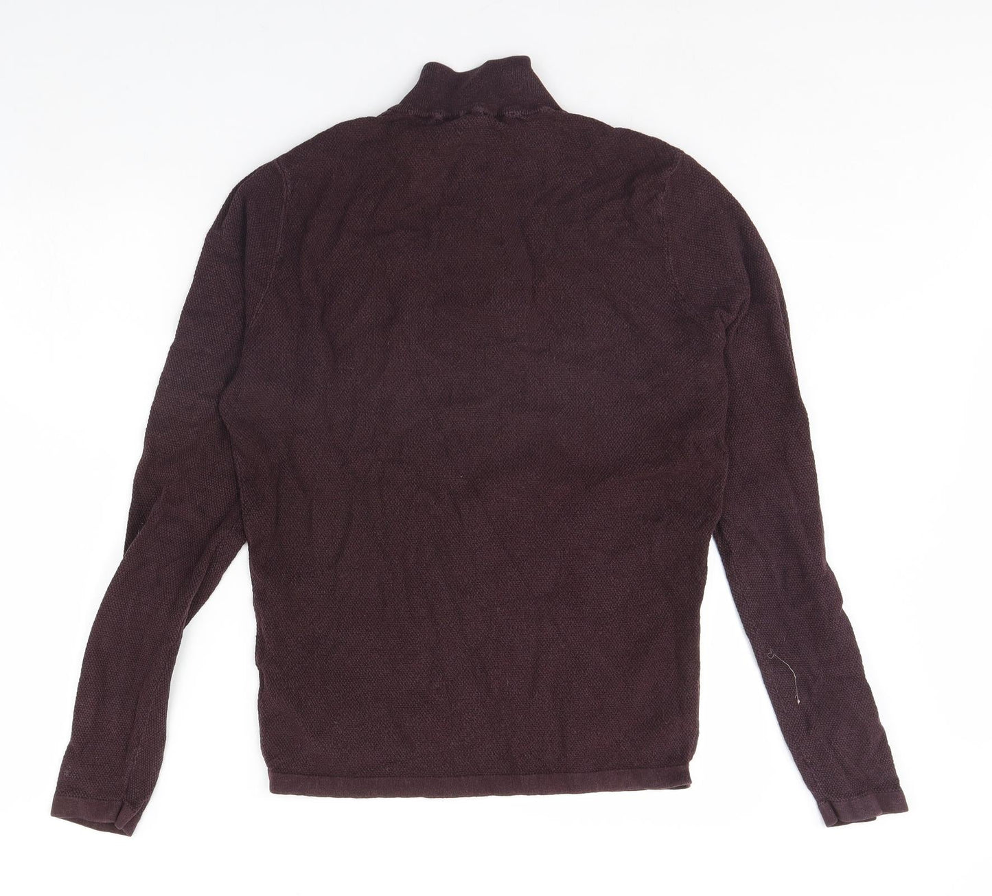 Red Herring Mens Purple   Henley Jumper Size S