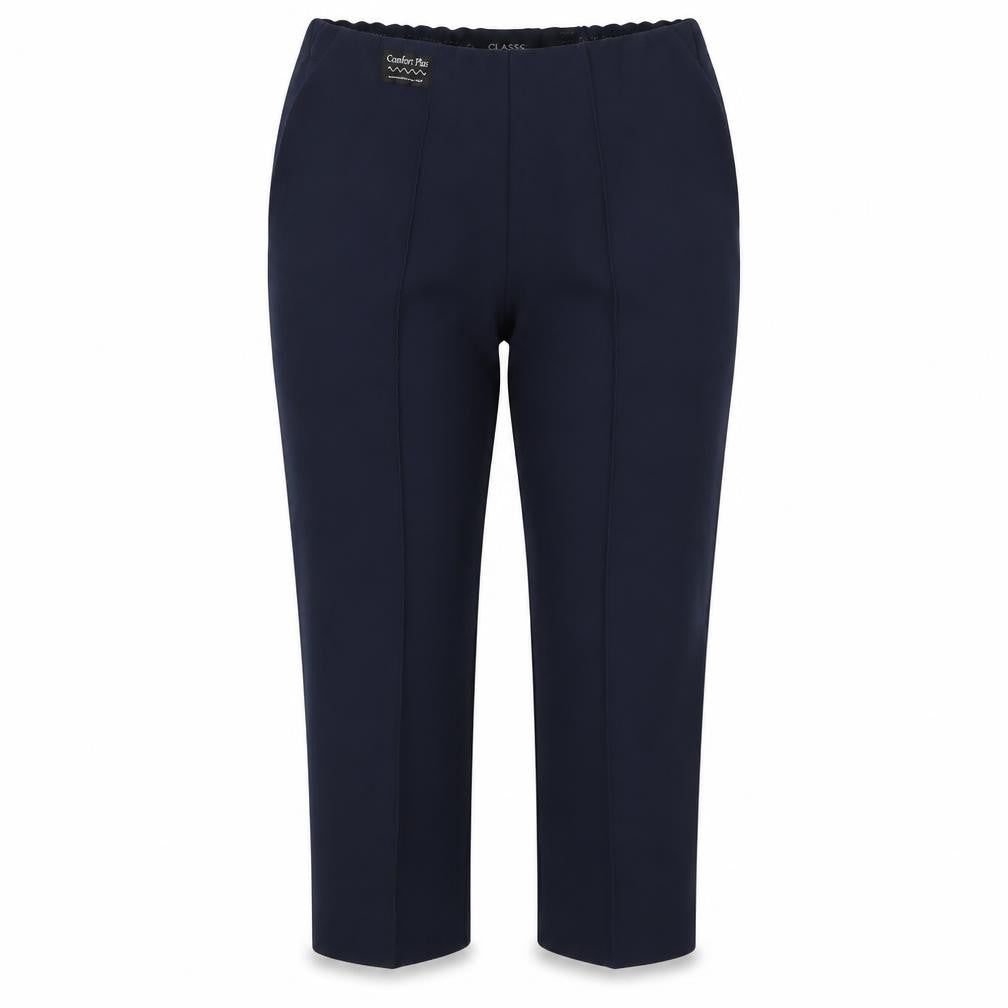 Classics Womens Blue   Cropped Trousers Size 14 L26 in