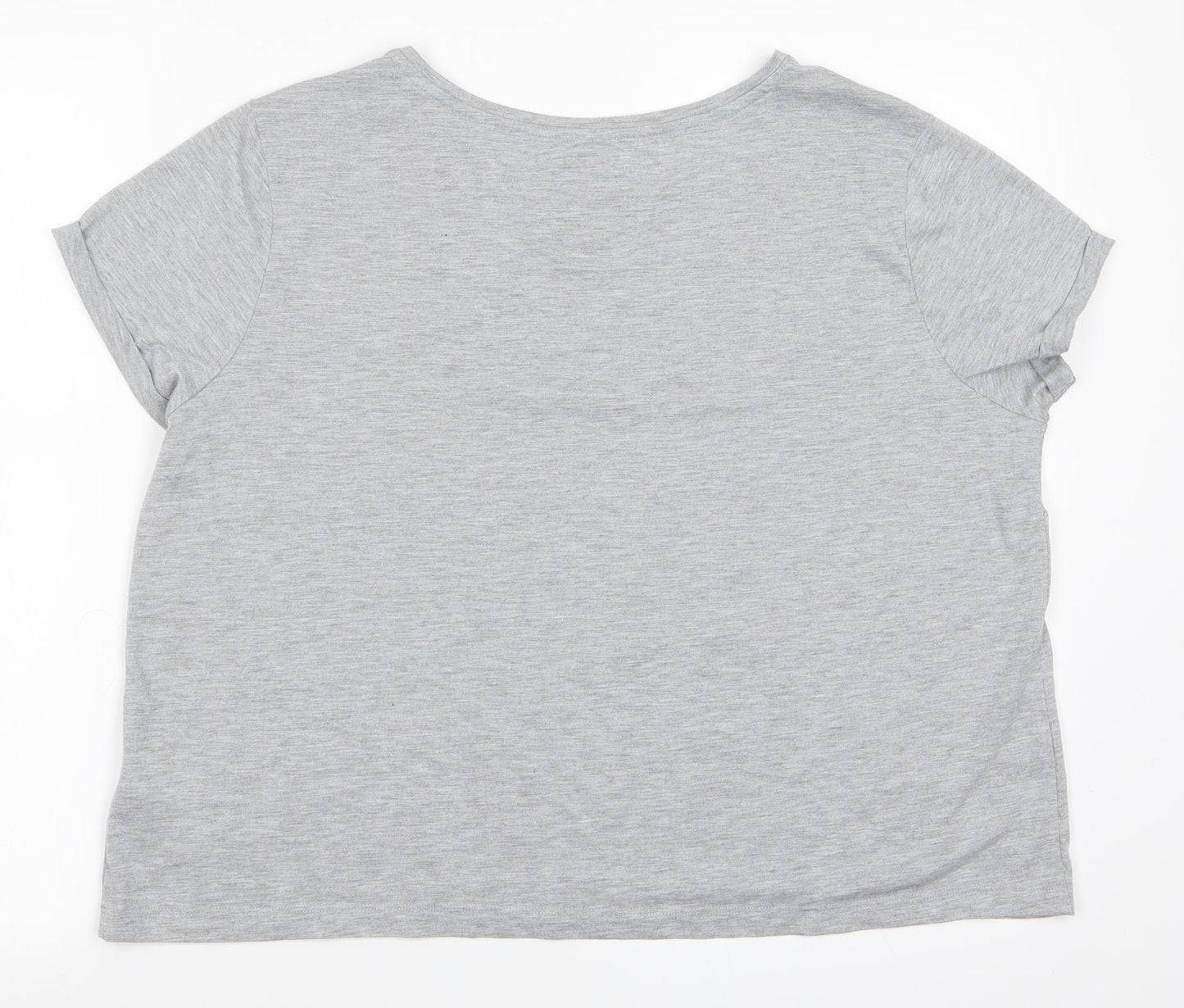 Snuggle Dream sleep Womens Grey    Pyjama Top Size M  - I'd rather be Sleeping
