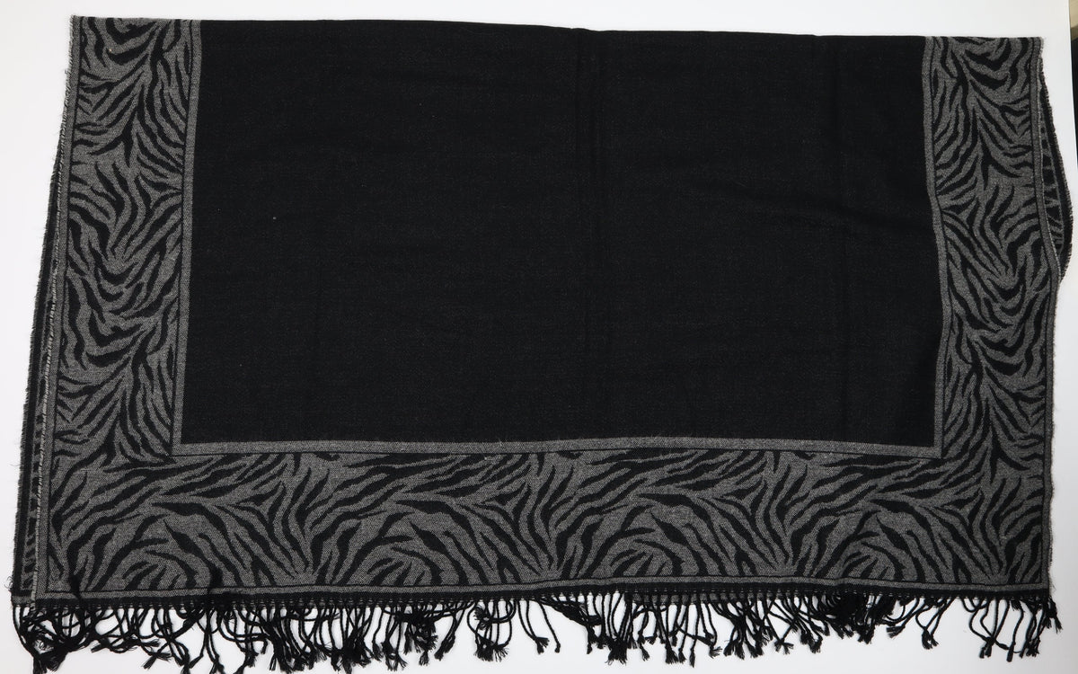 Debenhams Womens Black Animal Print  Overcoat Poncho One Size  - Cape Style Poncho