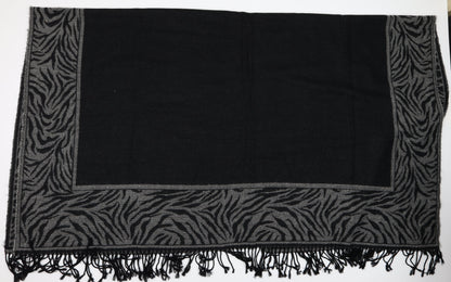 Debenhams Womens Black Animal Print  Overcoat Poncho One Size  - Cape Style Poncho