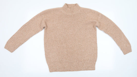 Papaya Womens Pink   Pullover Jumper Size M  - Glitter effect