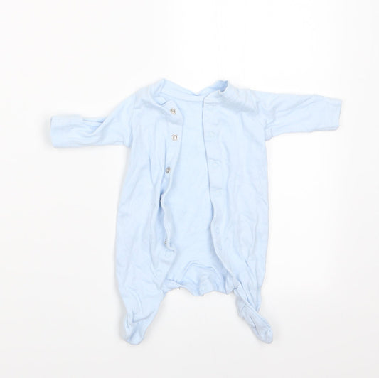 Mothercare Boys Blue   Babygrow One-Piece Size 0-3 Months