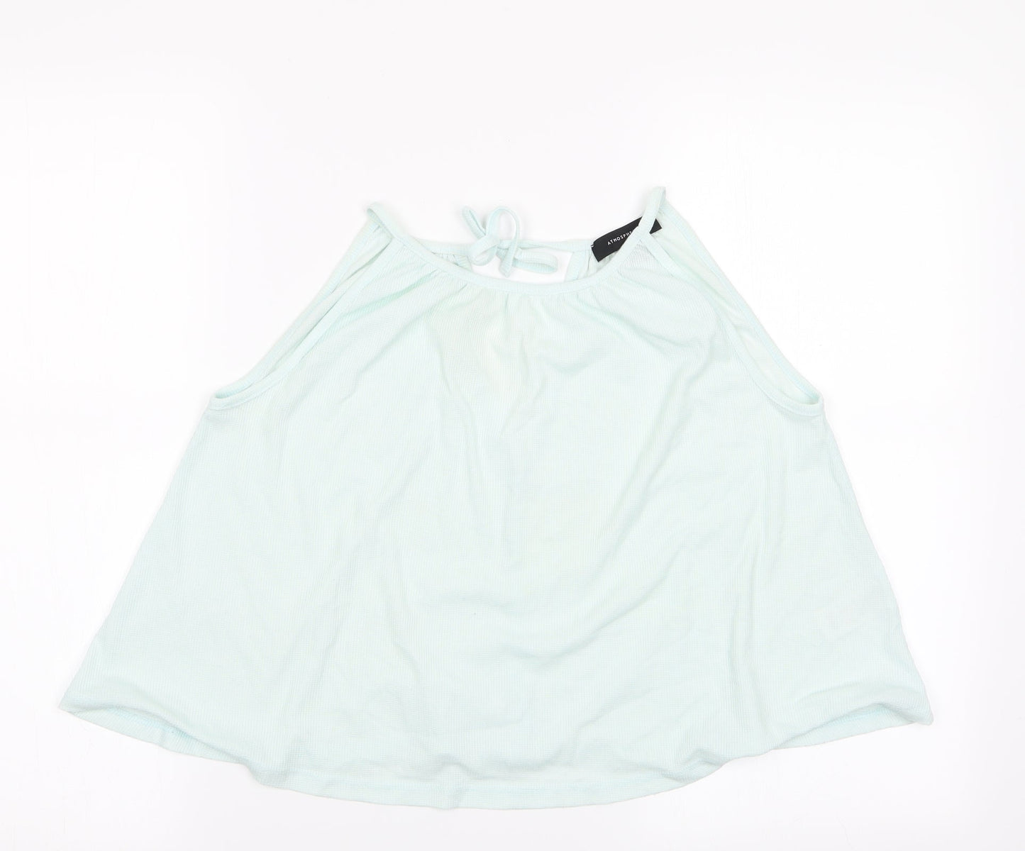 Atmosphere Womens Green   Camisole T-Shirt Size 4  - Tie back of neck
