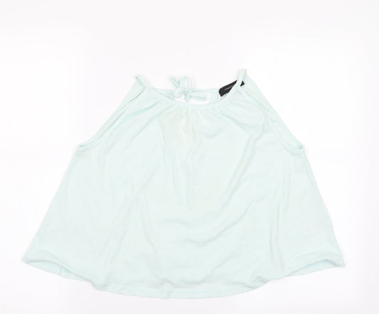 Atmosphere Womens Green   Camisole T-Shirt Size 4  - Tie back of neck