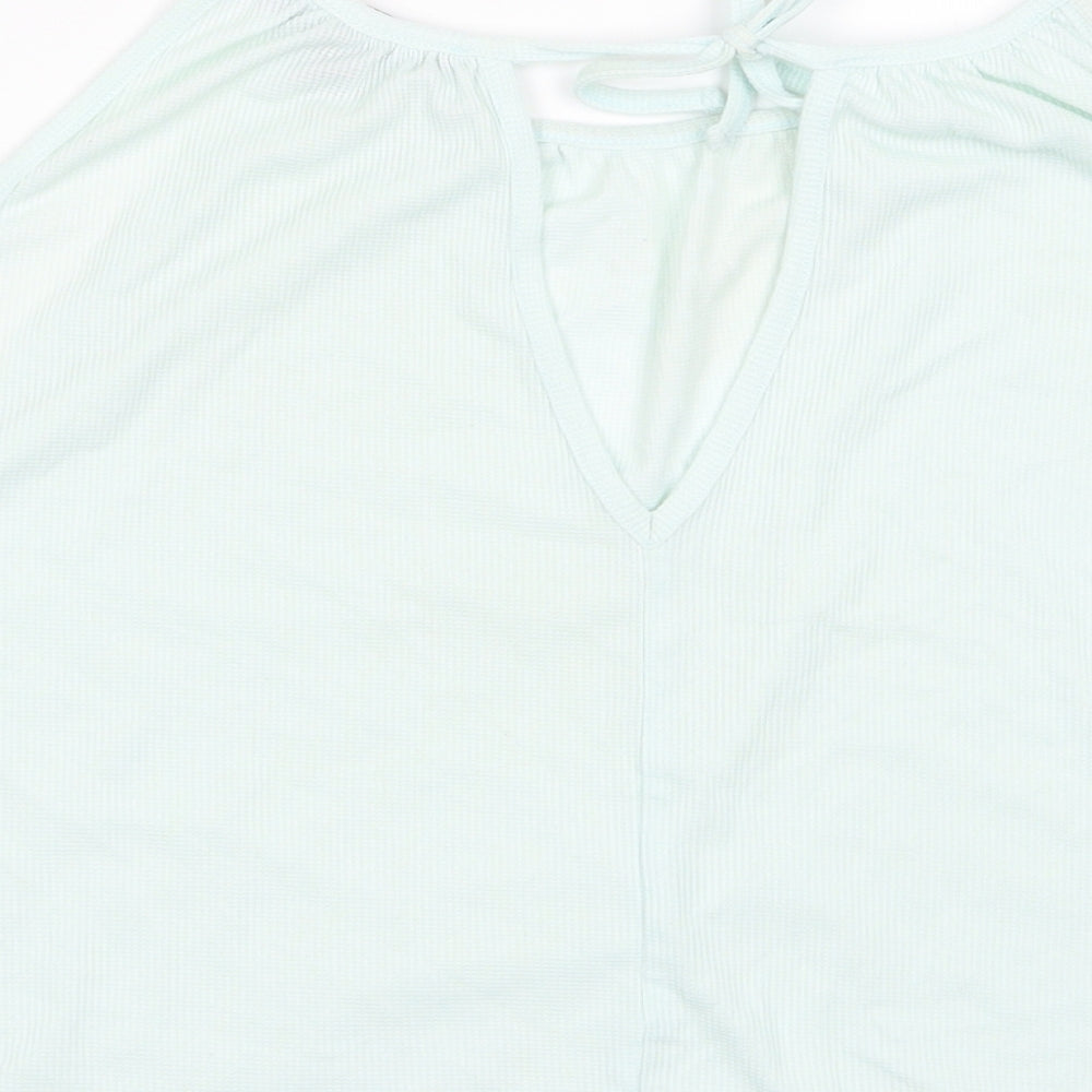 Atmosphere Womens Green   Camisole T-Shirt Size 4  - Tie back of neck