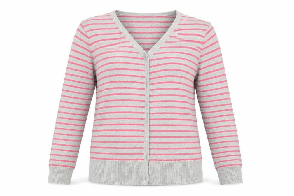 Atmosphere Womens Multicoloured Striped  Cardigan Jumper Size 8