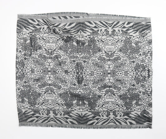Preworn Womens Grey Floral   Shawl/Wrap