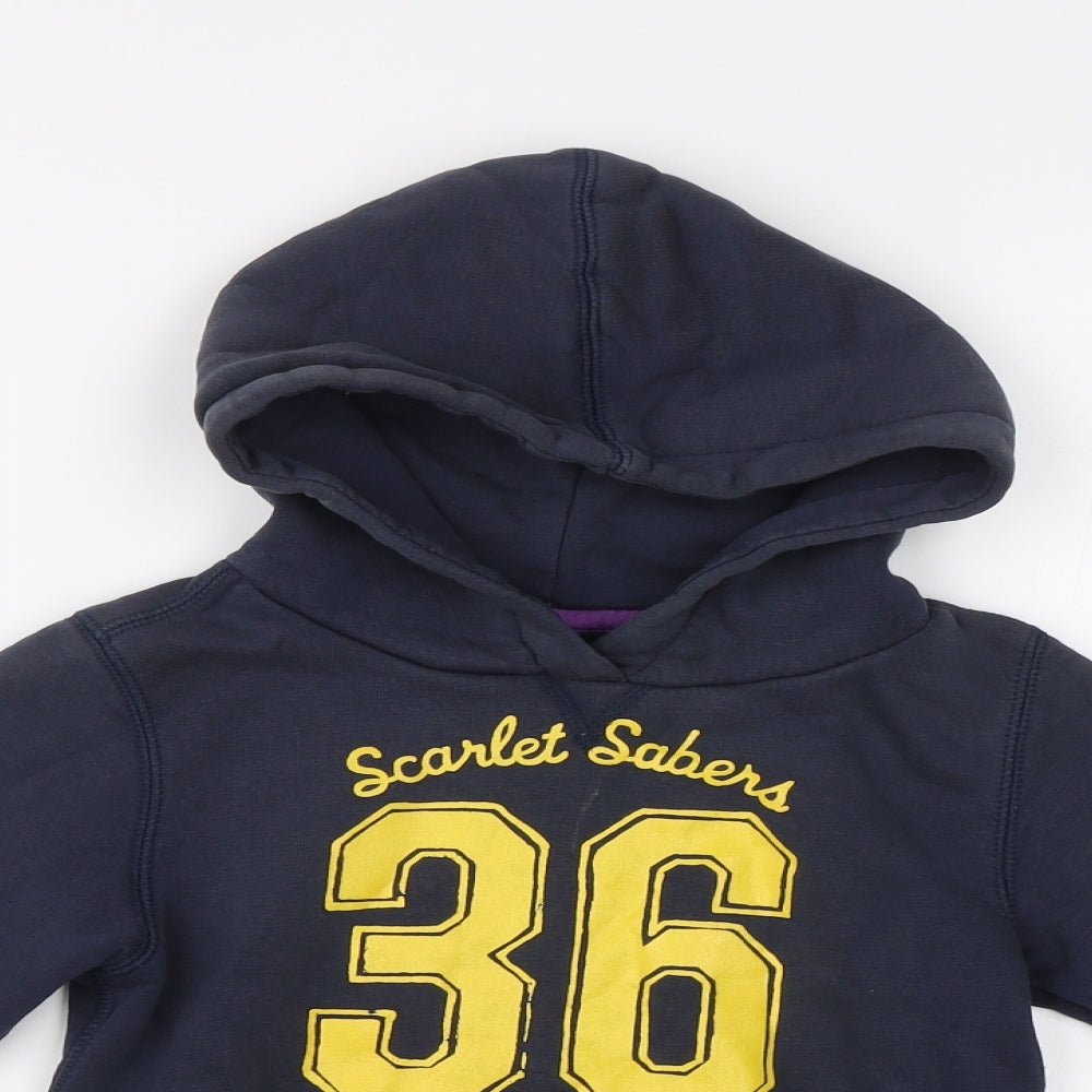 H&M Boys Blue   Pullover Hoodie Size 5-6 Years