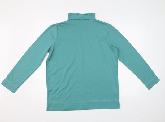 Isabelle Womens Green   Pullover Sweatshirt Size M