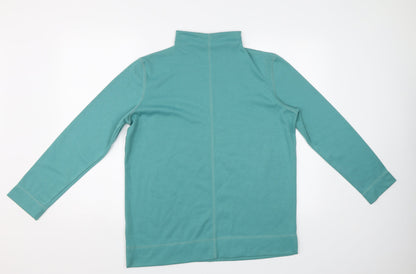 Isabelle Womens Green   Pullover Sweatshirt Size M