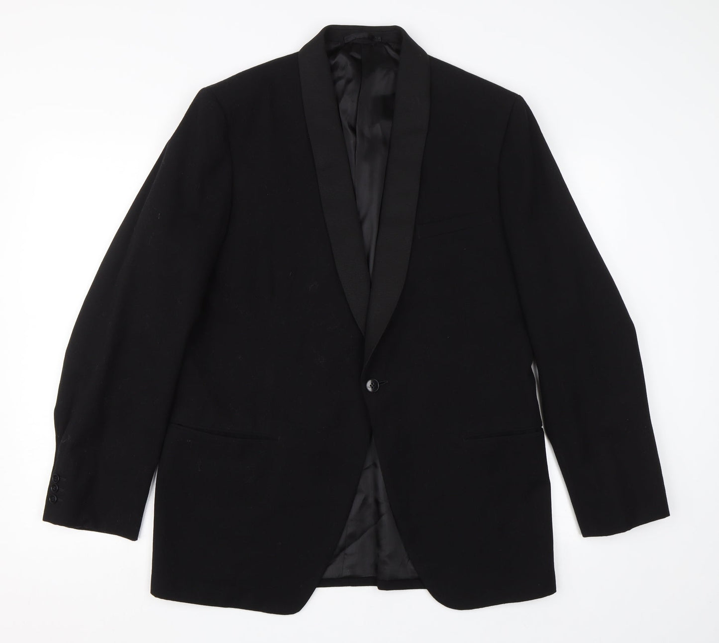 Maenson Mens Black   Jacket Blazer Size L