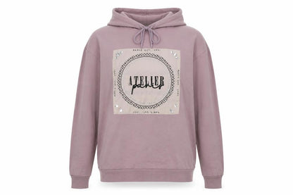 Select Womens Pink   Pullover Hoodie Size S