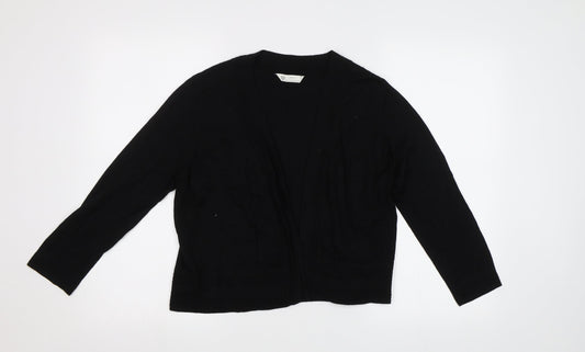 BHS Womens Black   Cardigan Jumper Size 14