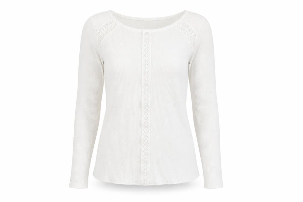H&M Womens White   Basic Blouse Size S