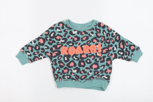 NEXT Baby Green Animal Print  Basic Casual Size 3-6 Months  - Roarr