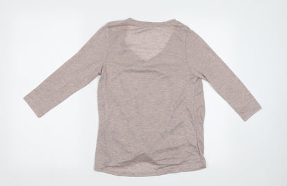 Back view of Nine by Savannah Miller women’s pink jumper, size UK 8