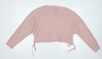 Preloved FOREVER 21 Womens Pink   Pullover Sweatshirt Size M - Front
