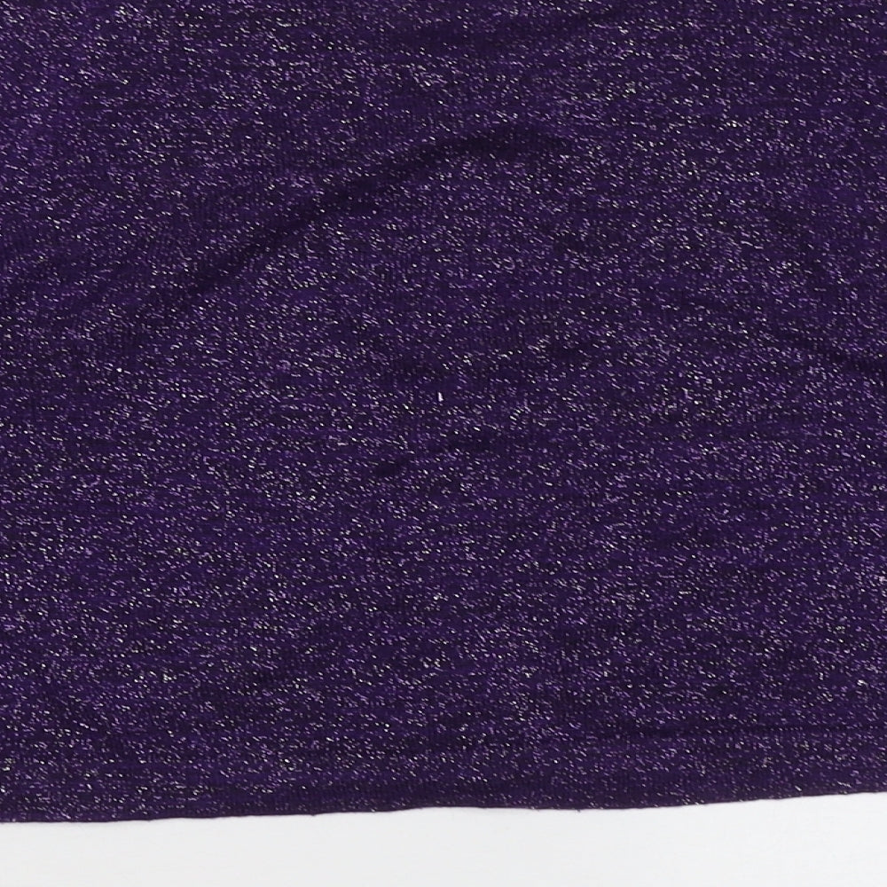 Matthew Williamson Girls Purple   Cardigan Jumper Size 11 Years