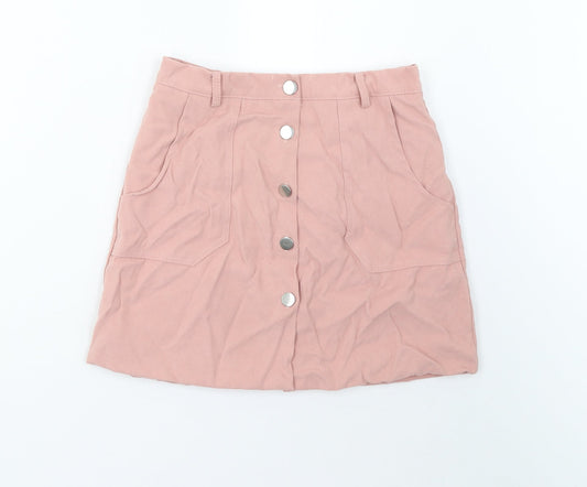 Preworn Womens Pink   Mini Skirt Size S