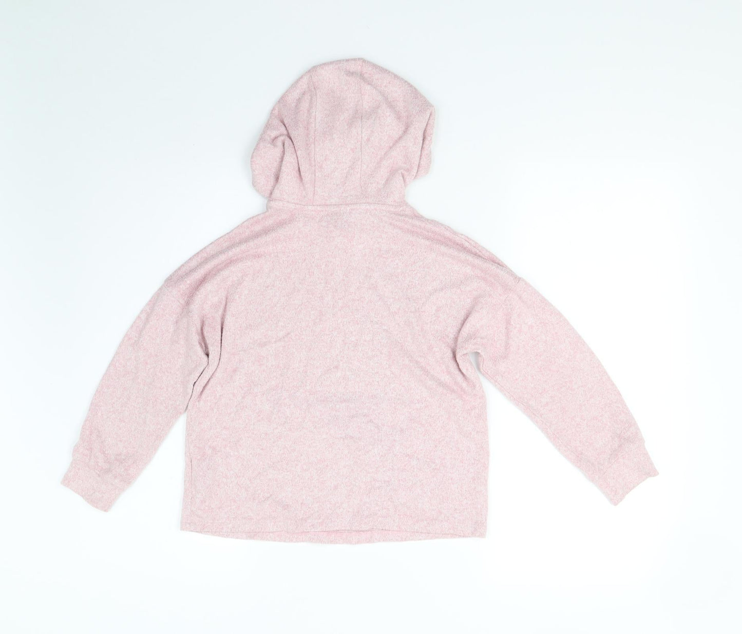 M&S Girls Pink   Pullover Hoodie Size 8-9 Years