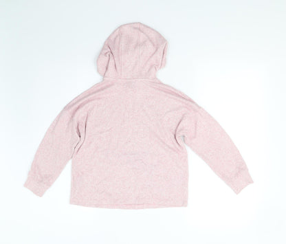 Marks & Spencer Girls Pink   Pullover Hoodie Size 8-9 Years