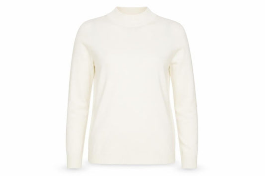 Damart Womens Ivory  Knit Pullover Jumper Size M