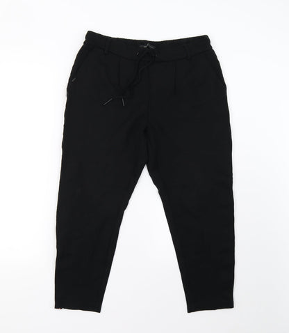 Additional front view of Only women’s black capri leggings, size M, 20-inch leg
