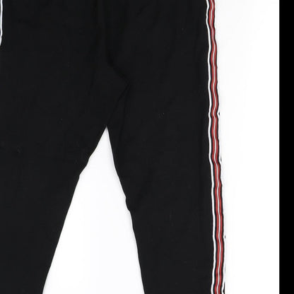 Brand and care label for Only women’s black capri leggings, size M, 20-inch leg