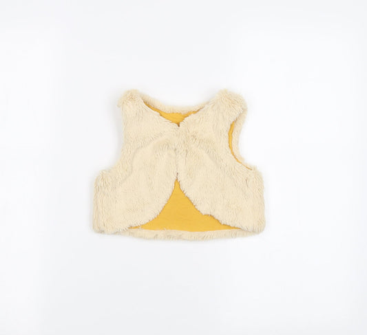 st bernard Girls White   Jacket Coatigan Size 3-4 Years