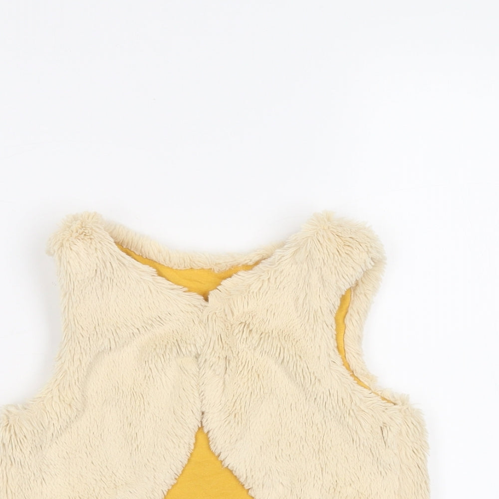st bernard Girls White   Jacket Coatigan Size 3-4 Years