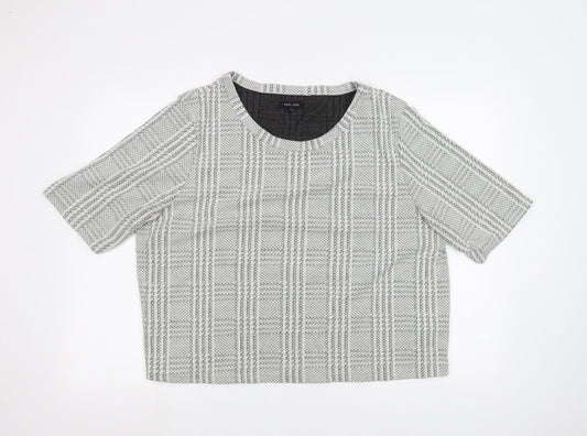 New Look Womens White   Pullover Jumper Size 18