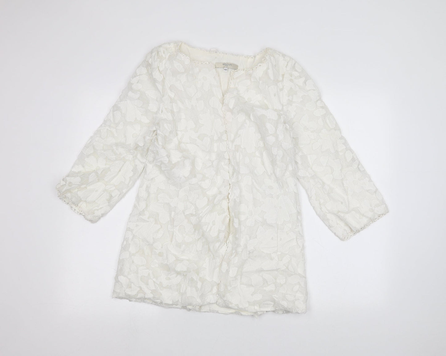 Brighton Womens White   Jacket  Size 14