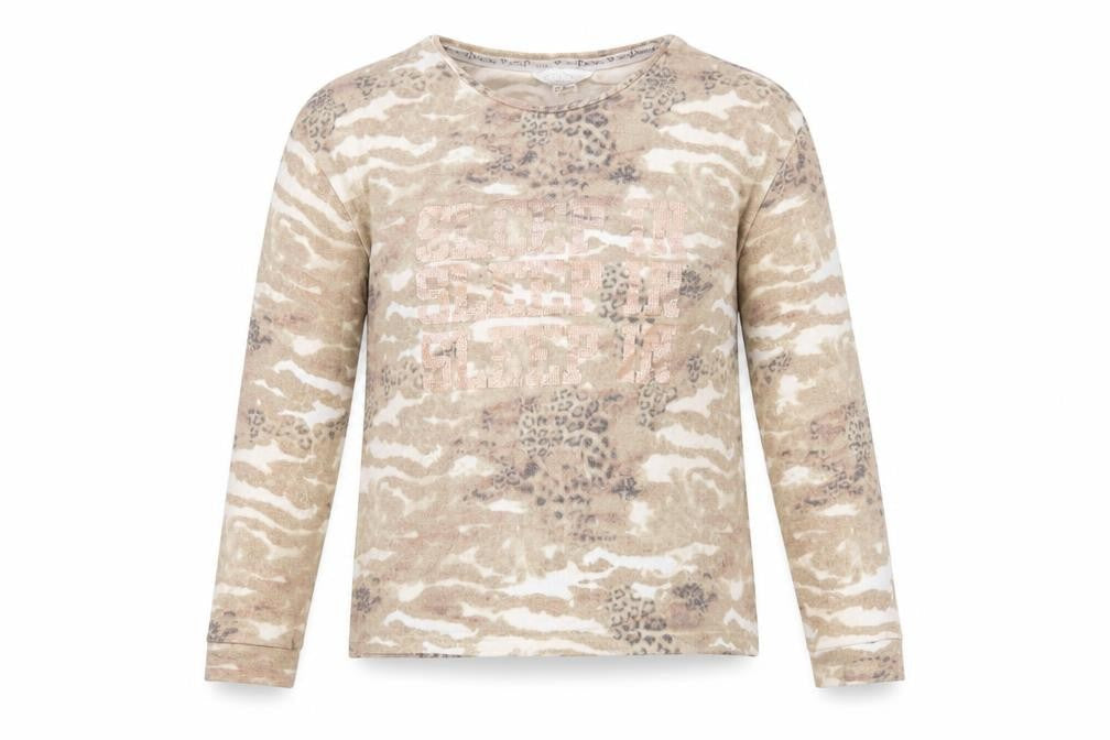 River Island Girls Green Camouflage   Pyjama Top Size 11-12 Years