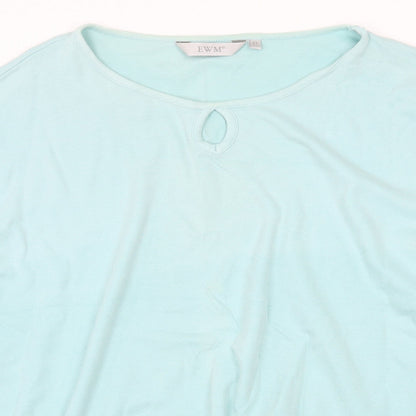 Preloved EWM Womens Blue   Basic T-Shirt Size XL - Detail