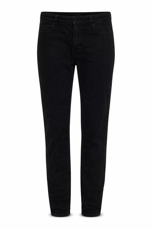 Dorothy Perkins Womens Black  Denim Tapered Jeans Size 8 L31 in