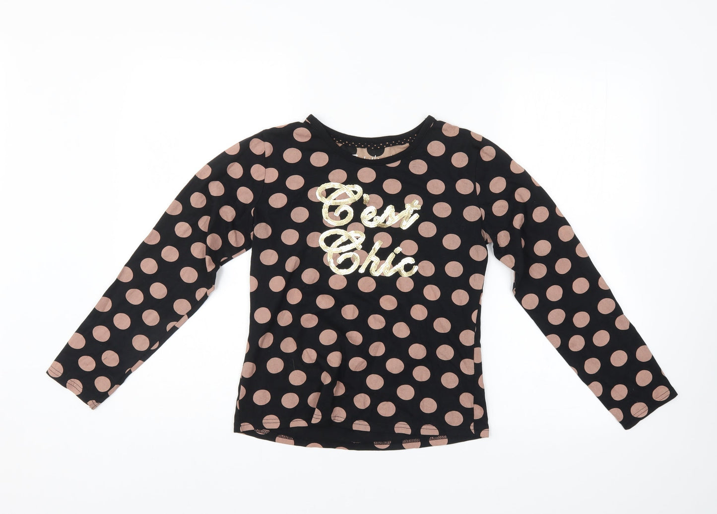 Fabulous Girls Multicoloured Polka Dot  Pullover Jumper Size 12-13 Years