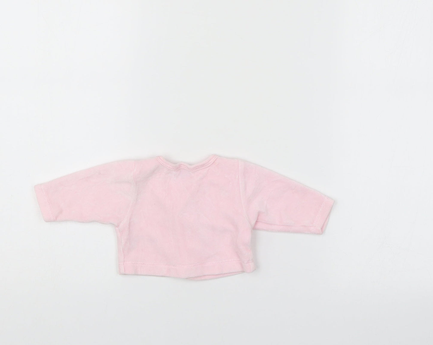 Babble Boom Girls Pink   Cardigan Jumper Size 0-3 Months
