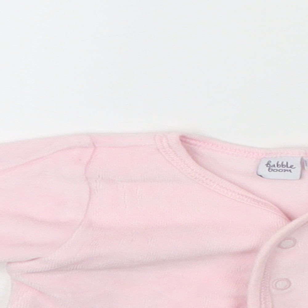 Babble Boom Girls Pink   Cardigan Jumper Size 0-3 Months