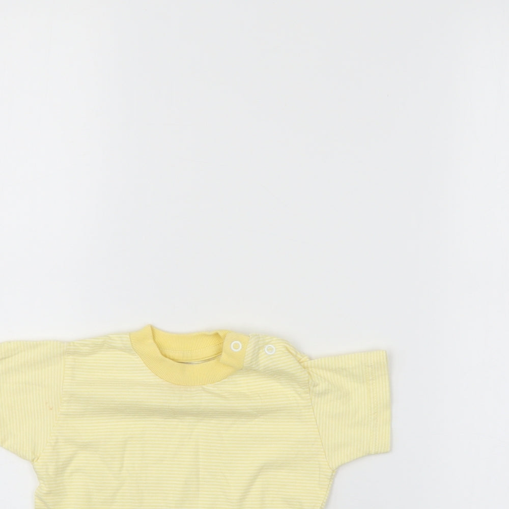Early days Boys Yellow Striped  Basic Casual Size 6-9 Months