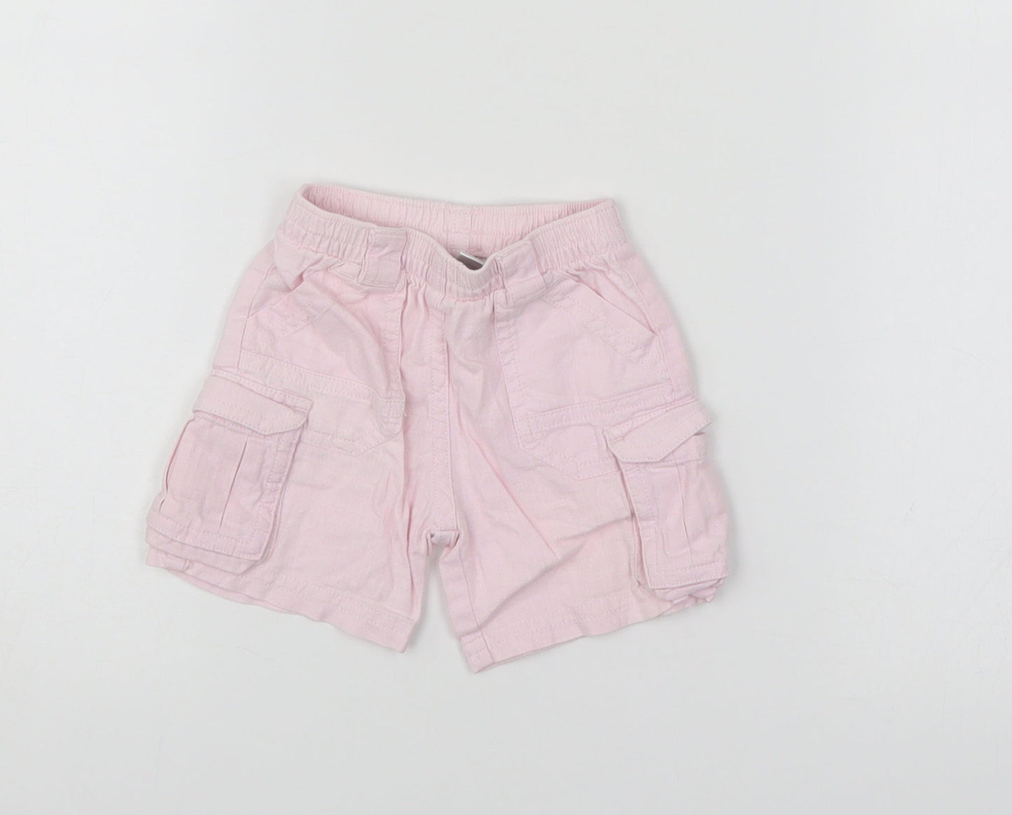 NEXT Girls Pink   Cargo Trousers Size Newborn  - SHORTS