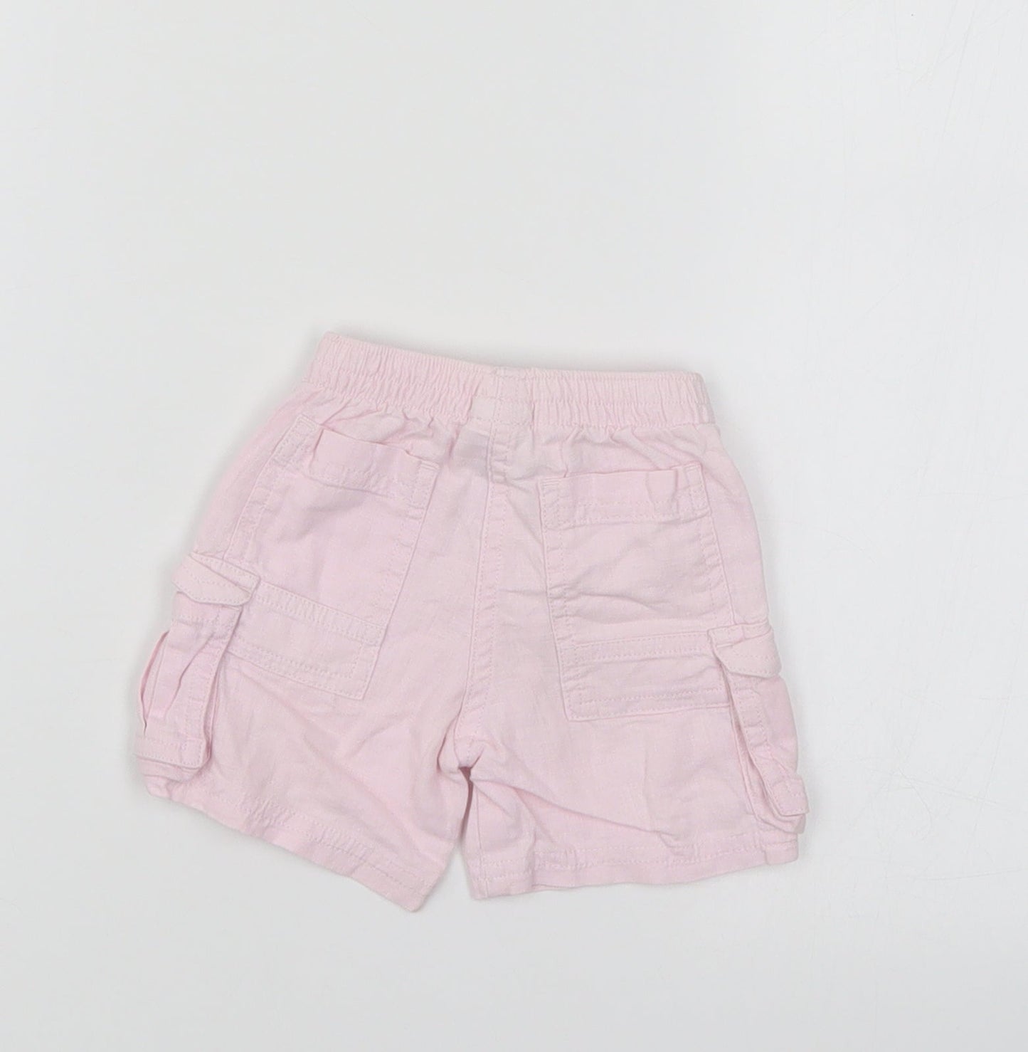 NEXT Girls Pink   Cargo Trousers Size Newborn  - SHORTS